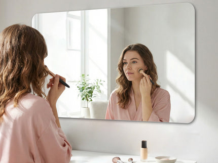 Bathroom Vanity Mirror, Wall-Mounted Mirror For Bathroom Anti-Fog, Waterproof