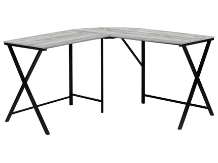 Computer Desk, Home Office, Corner, L Shape, Laptop, Contemporary / Modern