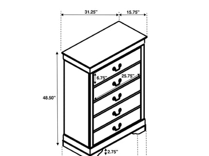Bedroom Set With Curved Details