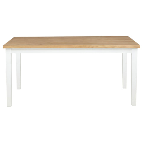 Calloway - Rectangular Dining Table - Brown / White