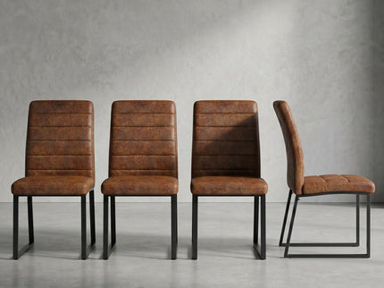 Oversized Square Design Dining Chairs For Home