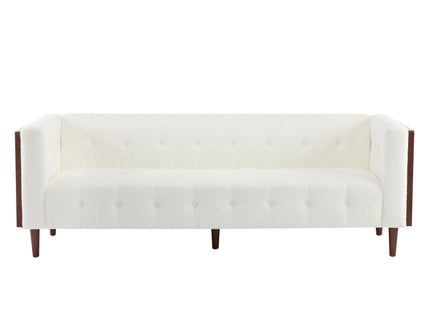 Contemporary 3 Seater Sofa With Tufted Design