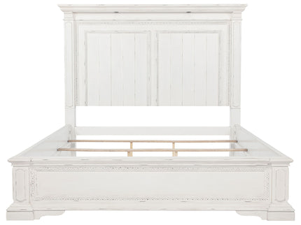 LED Light Panel Bed With Traditional Design