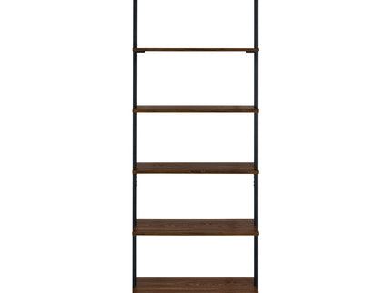 Christy - Owens - 6 Shelf Wall Bookshelf - Walnut