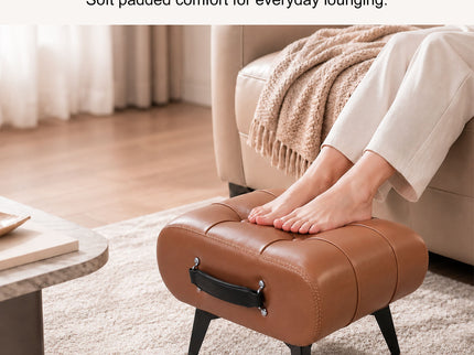 Minimalist Footstool With Hidden Storage