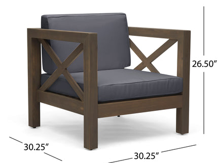 Brava - Mid - Century Modern Club Chair With Water Resistant Cushions
