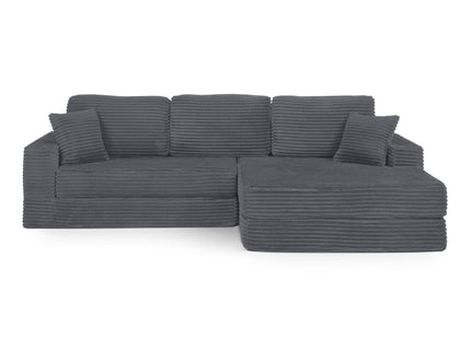 Modern Minimalist L Shape Modular Sectional Sofa, Couch
