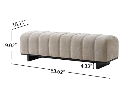 Indoor Dining Bench For Dining Room - Oatmeal