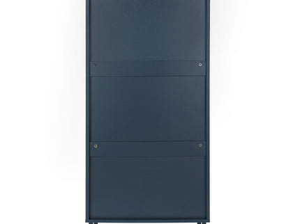 Modern Rattan 3 Door Shoe Rack Cabinet For Entryway