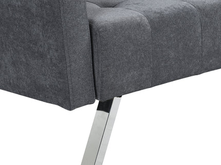 Futon Sofa Bed Convertible Folding Lounge Couch, Armrests