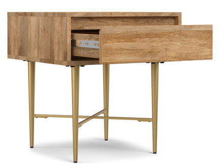 Fallon - End Table With Drawer - Natural