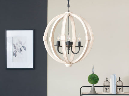 Chandelier, Hanging Light Fixture With Adjustable Chain For Kitchen, Bulb Not Included