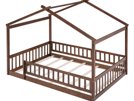 Bed House Bed Frame With Fence