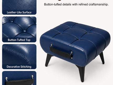 Minimalist Footstool With Hidden Storage