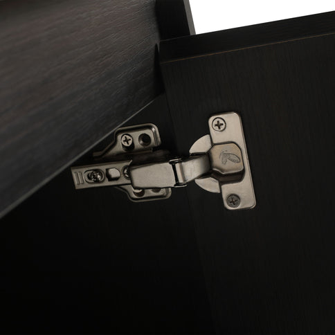 Modern Bathroom Vanity With Ceramic Basin, Wall Mounted Floating Sink Combo, Storage Cabinet