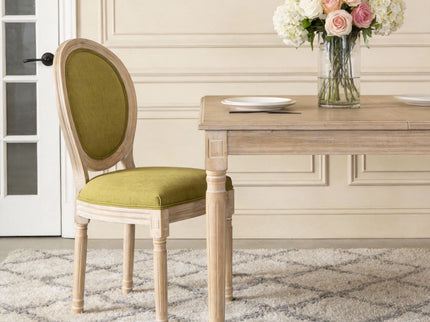 Upholstered With Round Back Dining Chairs (Set of 2)