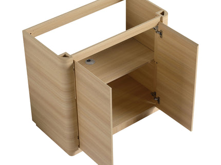 Freestanding Bathroom Vanity With Sink & 2 Soft Close Doors
