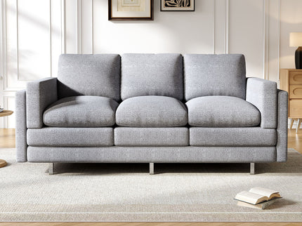 3 Seater Sofa With Dual Layer Seat Cushions