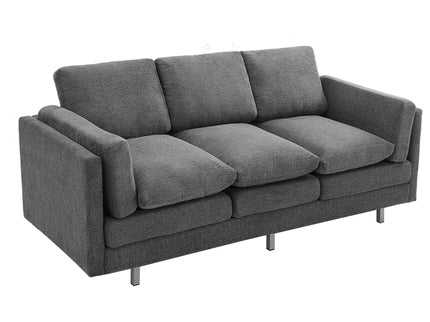 3 Seater Sofa With Dual Layer Seat Cushions