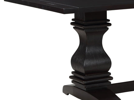 Villeneuve - Rectangular Double Pedestal Dining Table - Rustic