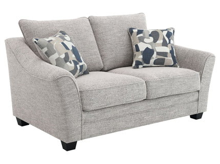 Lido - 2 Piece Sofa Set - Light Gray