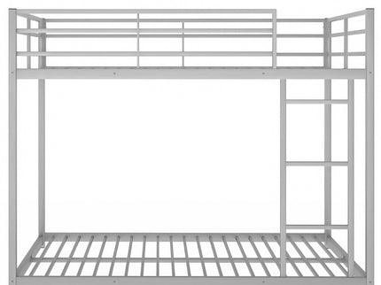 Metal Bunk Bed, Low Bunk Bed With Ladder