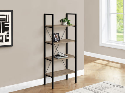 Bookshelf, Bookcase, 4 Tier, Office, Bedroom, Contemporary, Modern