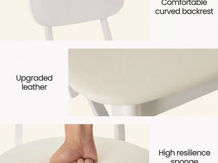 Dining Chairs (Set of 2) - White