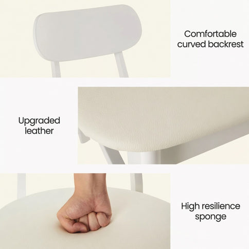 Dining Chairs (Set of 2) - White