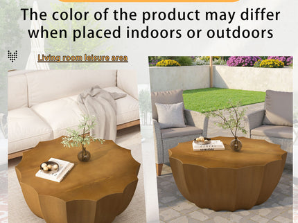 Modern Round Coffee Table For Indoor / Outdoor