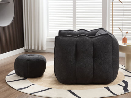 Soft Bean Bag Chair With High Resilient Foam
