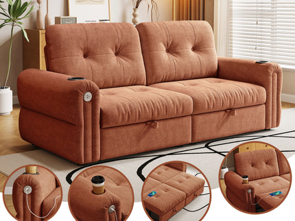 Cloud Like Convertible Sofa Bed With For Living Room