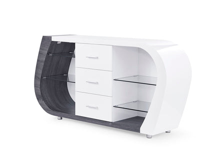 Anne - Buffet - White / Gray