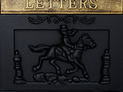 Cast Aluminum Mail Box, Postal Box, Mailbox