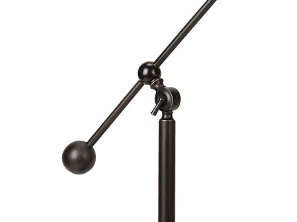 Edmond - Bell Down Table Lamp With Shade - Brown