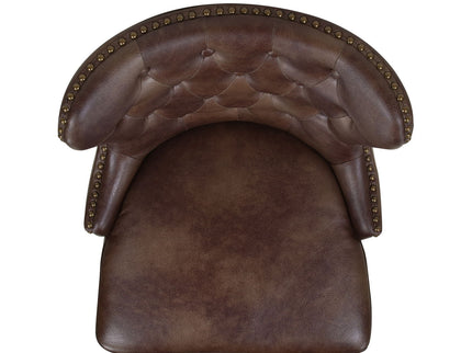 Holmes - Tufted High Back 360 Swivel Counter Height Barstool