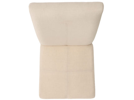 Pertica - Dining Chair Contemporary Design Wood Fabric - Natural