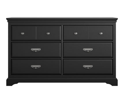 Bristol - 6 Drawer Dresser - Black