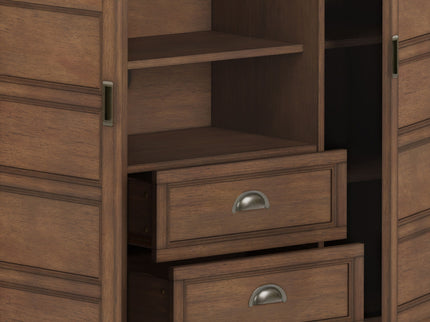 Burlington - Handcrafted Tall TV Media Stand
