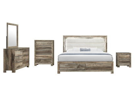 Cllisie - Bed With Padded Headboard