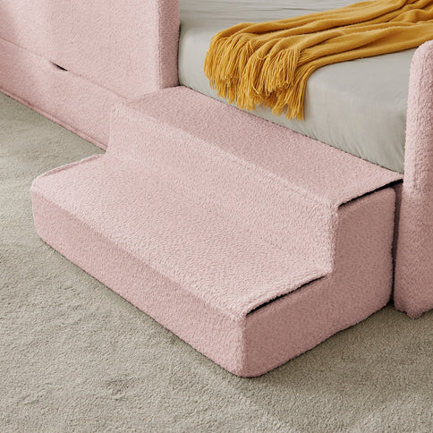 Safe Kids Bed With Guardrails And Storage
