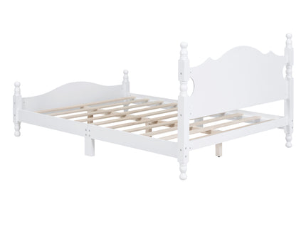 Platform Bed Frame With Slat Support