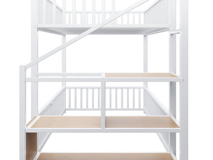 Bunk Bed With Storage Ladder, Compact Design