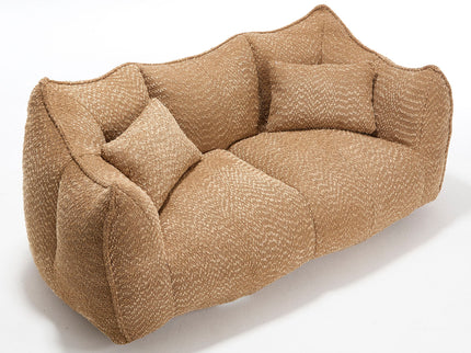 Comfortable Dual Beanbag Chair With High Resilience Foam Core For 2 People