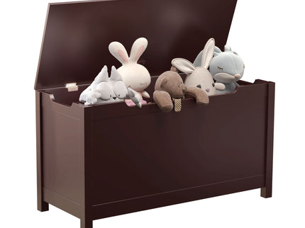 Toy Box Storage With Safety Hinged Lid