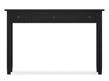 Warm Shaker - Writing Desk With Drawers - Black