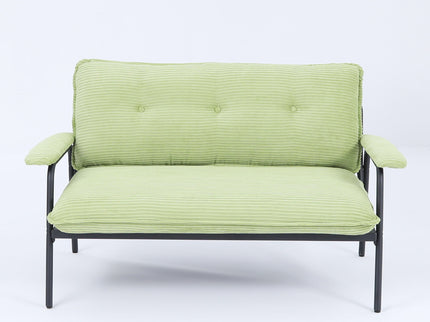 Modern Metal Frame Sofa With Sponge Filling For Compact Spaces And Versatile Use