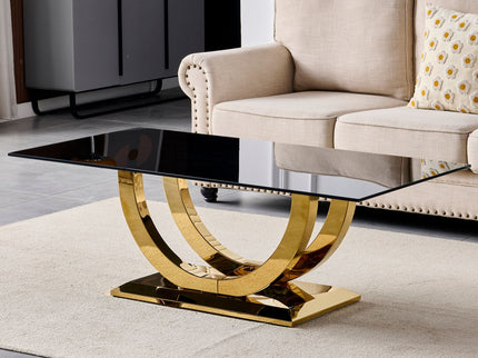 Rectangular Coffee Table With Base