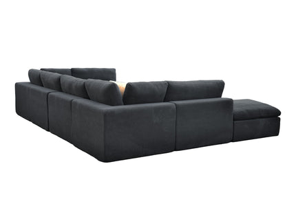 Custom Configuration Modular Sectional With Toss Pillows