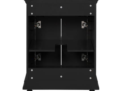Modern Bathroom Vanity With Tip-Out Drawer And Soft-Close Hinges